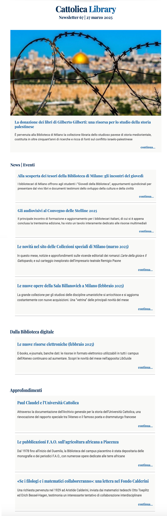 Screenshot Cattolica Library 38 