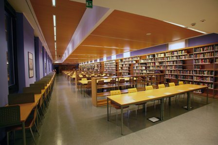 Nuova Sala della Biblioteca centrale (i posti di lettura)