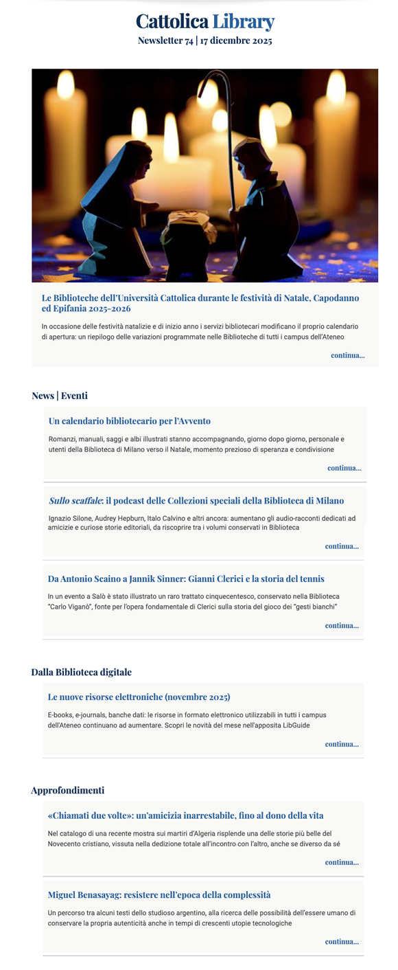 Screenshot Cattolica Library 74